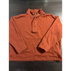 a new day Rust Zip Hoodie with Gold Zipper